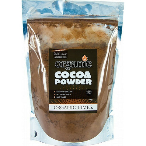 ORGANIC TIMES Cocoa Powder 500g