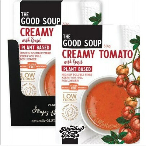 PLANTASY FOODS The Good Soup Creamy Tomato With Basil 10x30g