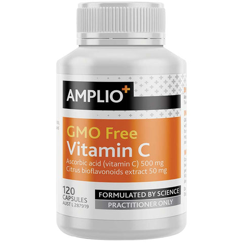 Amplio GMO Free Vitamin C 120 Capsules