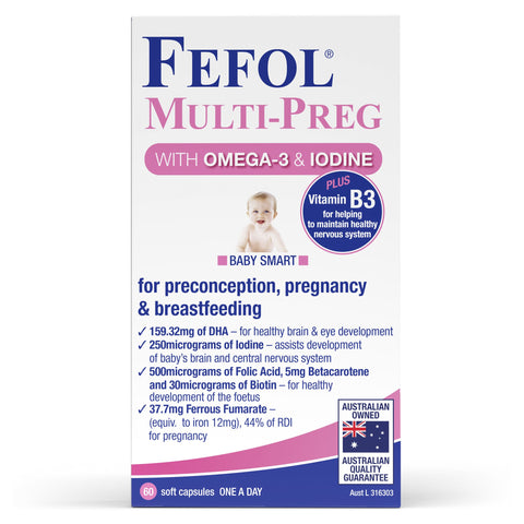 Fefol Multi Preg Liquid 60 Capsules