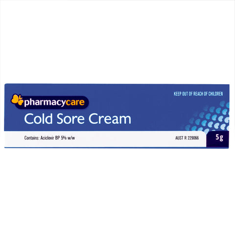 Pharmacy Care Cold Sore Cream 5g (Generic of Zovirax)