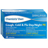 Chemists’ Own Cough, Cold & Flu Day & Night PE 48 Caps