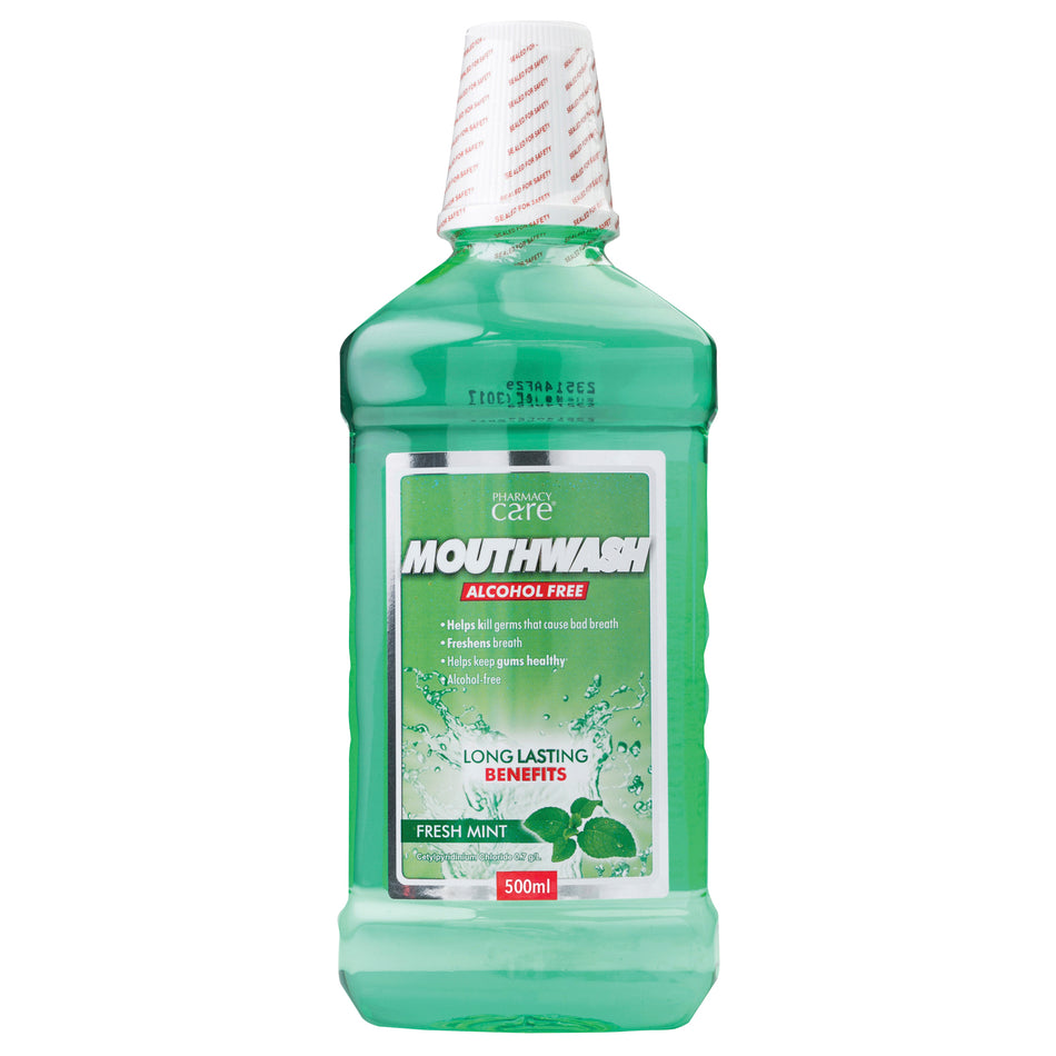 Pharmacy Care Mouthwash Fresh Mint 500mL