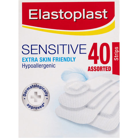 Elastoplast Sensitive 40 Strips Assorted