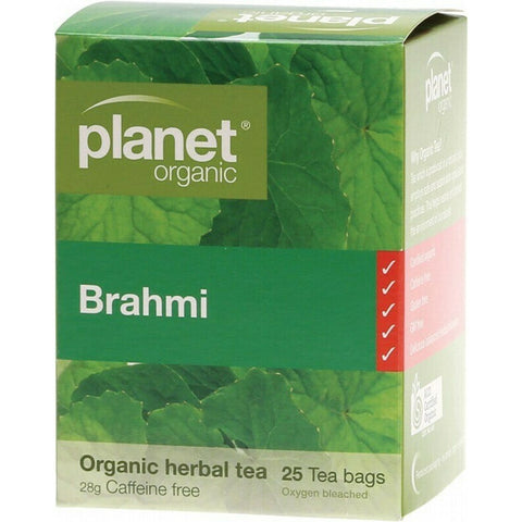 PLANET ORGANIC Herbal Tea Bags Brahmi 25