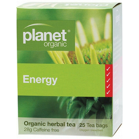 PLANET ORGANIC Herbal Tea Bags Energy 25