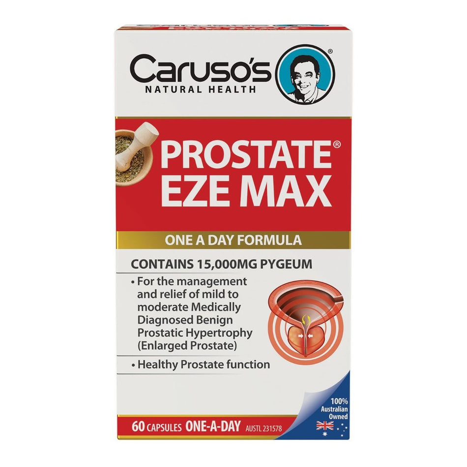 Caruso's Natural Health Prostate Eze Max 60 Capsules