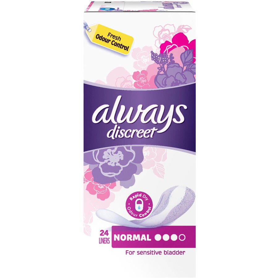 Always Discreet Normal 24 Liners