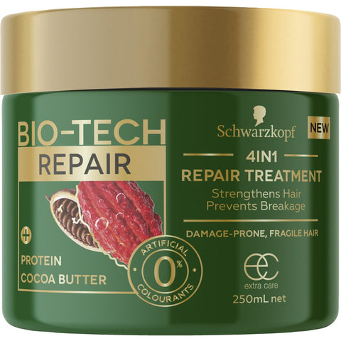 Schwarzkopf Bio-Tech Repair 4-in-1 Treatment With Protein And Cocoa Butter 250mL