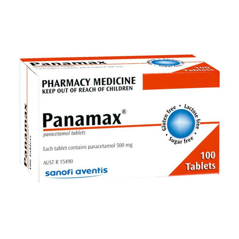 Panamax 500mg 100 Tablets