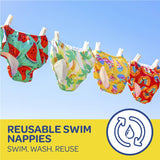 Huggies Little Swimmers Reusable Swim Nappies Medium (12-15kg) 1 Pack