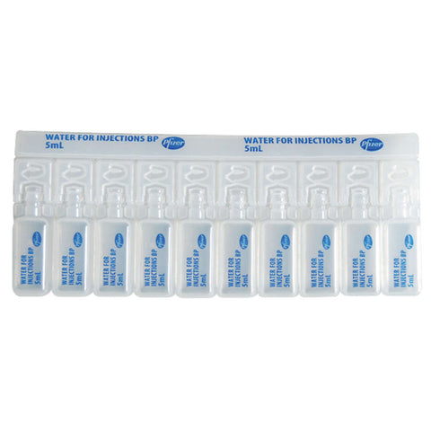Water For Injection Ampules 5ml 50