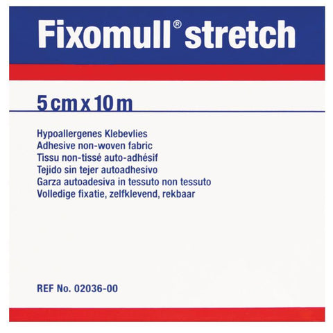 Fixomull Hypoallergenic Adhesive Non-Woven Fabric 5cm X 10m Roll
