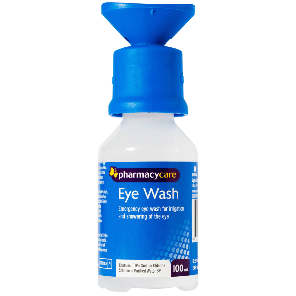 Pharmacy Care SALINE EYE WASH 100ML