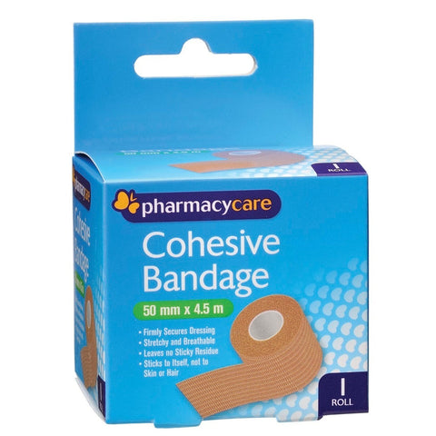 Pharmacy Care Cohesive Bandage 50mmx4.5m