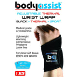 Body Assist Adjustable Thermal Wrist Wrap