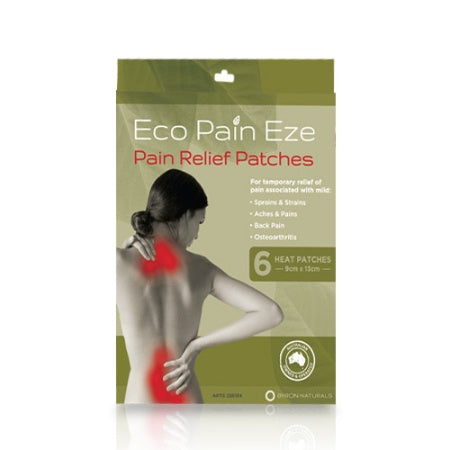 BYRON NATURALS Eco Pain Heat Patches 6