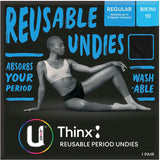 U by Kotex Thinx Reusable Period Undies Bikini Size 10