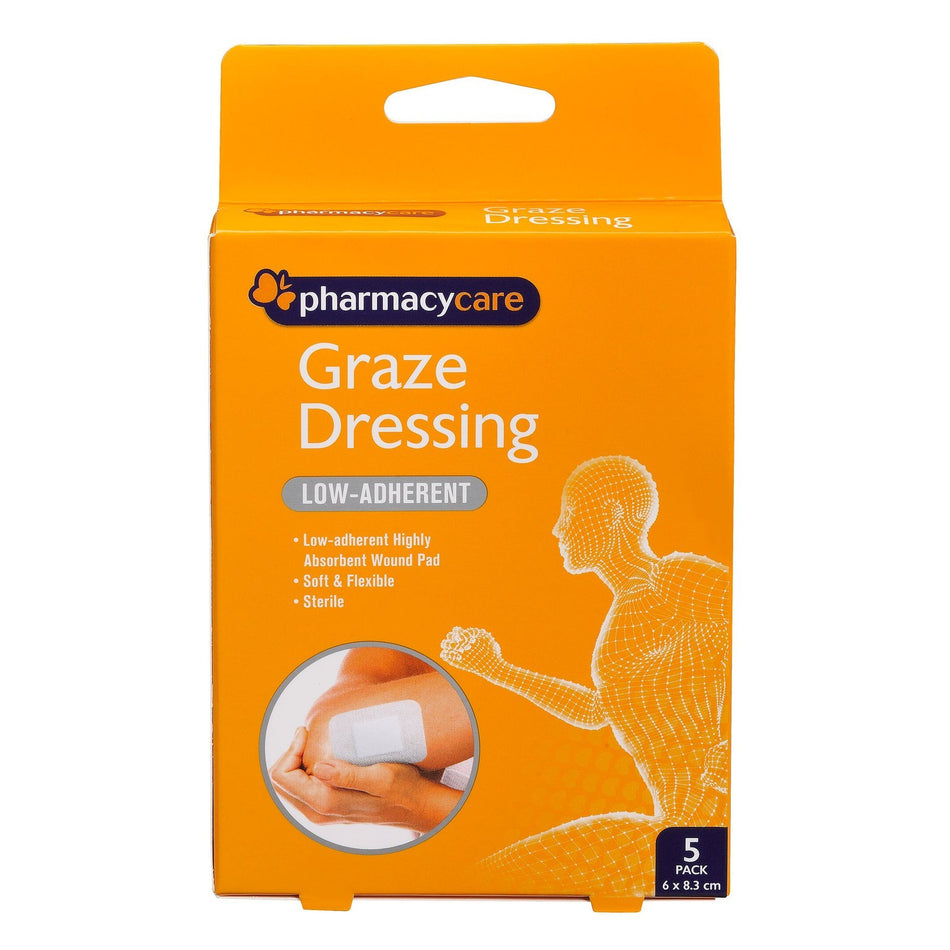 PHARMACY CARE GRAZE DRESSING 5PK