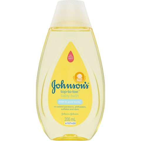 J&J BABY WASH TOP TO TOE 200ML