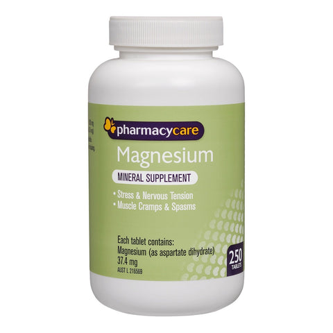Pharmacy Care Magnesium 250 Tablets