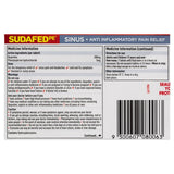 Sudafed PE Double Action Sinus + Anti-Inflammatory Pain Relief  48 Tabs