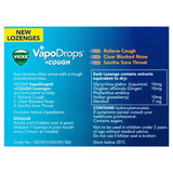 Vicks VapoDrops + Cough Orange Menthol 16 Lozenges