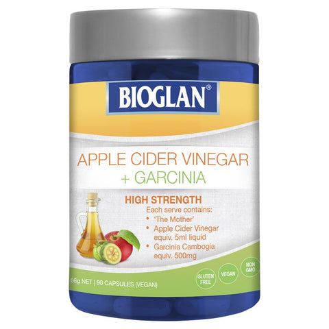 Bioglan Apple Cider Vinegar + Garcinia 90 Capsules