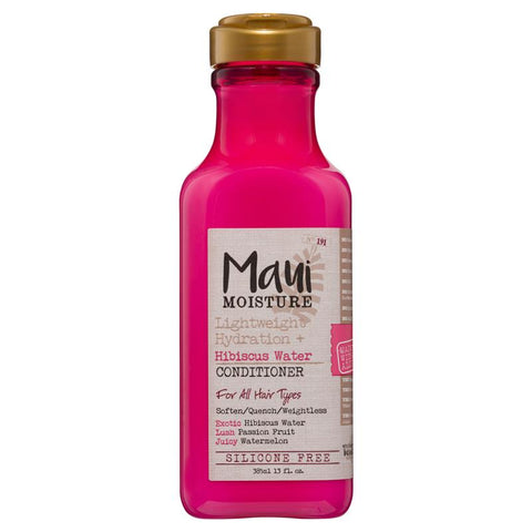 Maui Moisture Lightweight Hydration + Shine Hibiscus Water Conditioner For Thin & Fine Hair 385mL