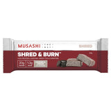 Musashi Shred and Burn Bar Cookies & Cream 60g 12PACK