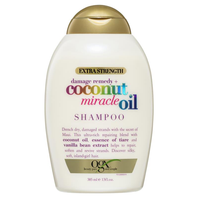 OGX Extra Strength Coconut Miracle Oil Shampoo 385ml