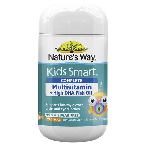 Nature's Way Kids Smart Complete Multivitamin 50 Chewable Capsules