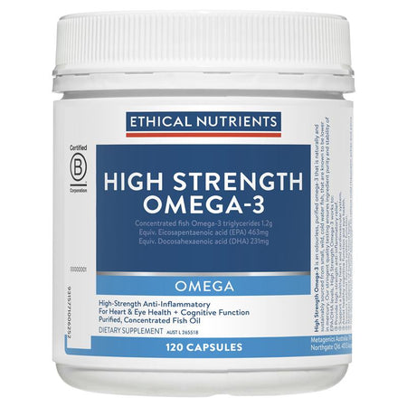 Ethical Nutrients High Strength Omega-3 120 Capsules