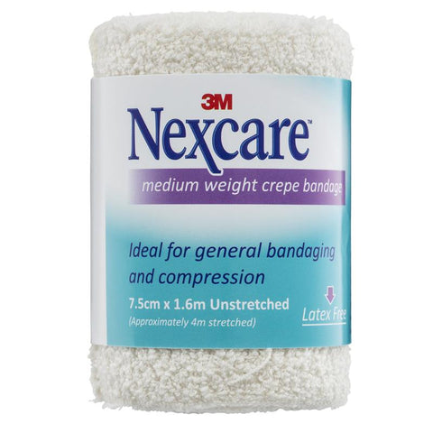 Nexcare Crepe Bandage 75mm X 1.6m