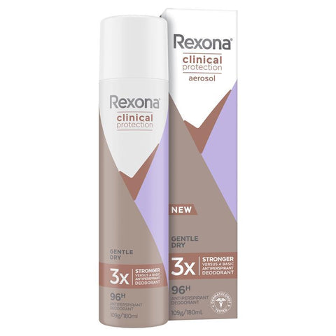 Rexona for Women Clinical Protection Antiperspirant Gentle Dry 180ml