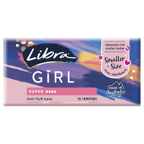 Libra Girl Tampons 16 Pack Super