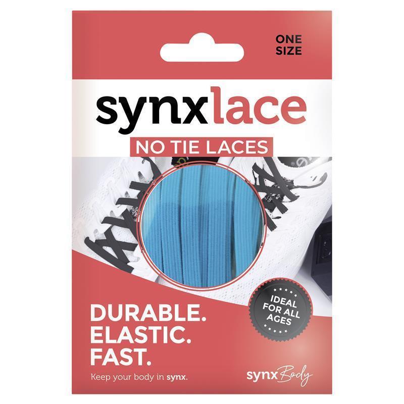 Synxlace No Tie Laces Blue