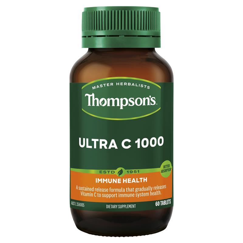 Thompson's Ultra C 1000 Sustained Release 60 Tablets