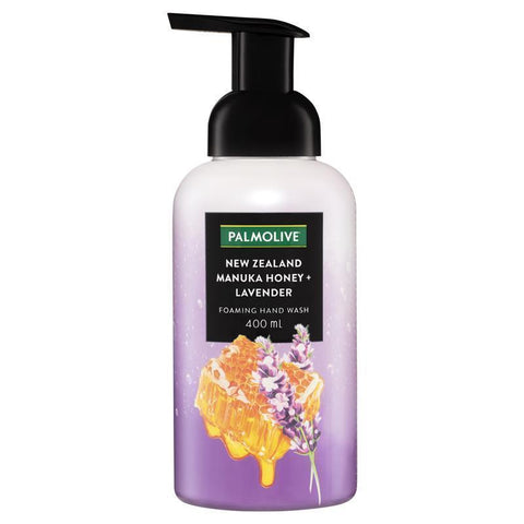 Palmolive Foaming Hand Wash Soap New Zealand Manuka Honey + Lavender 400ml