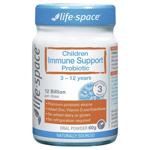 Life Space Childrens 3-12 years Immune Support Probiotic 60g