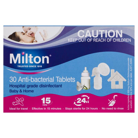 Milton Antibacterial 30 Tablets