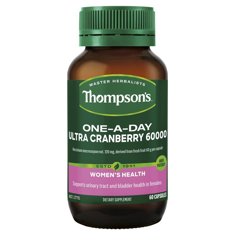 Thompson's One-a-day Ultra Cranberry 60000 60 Capsules