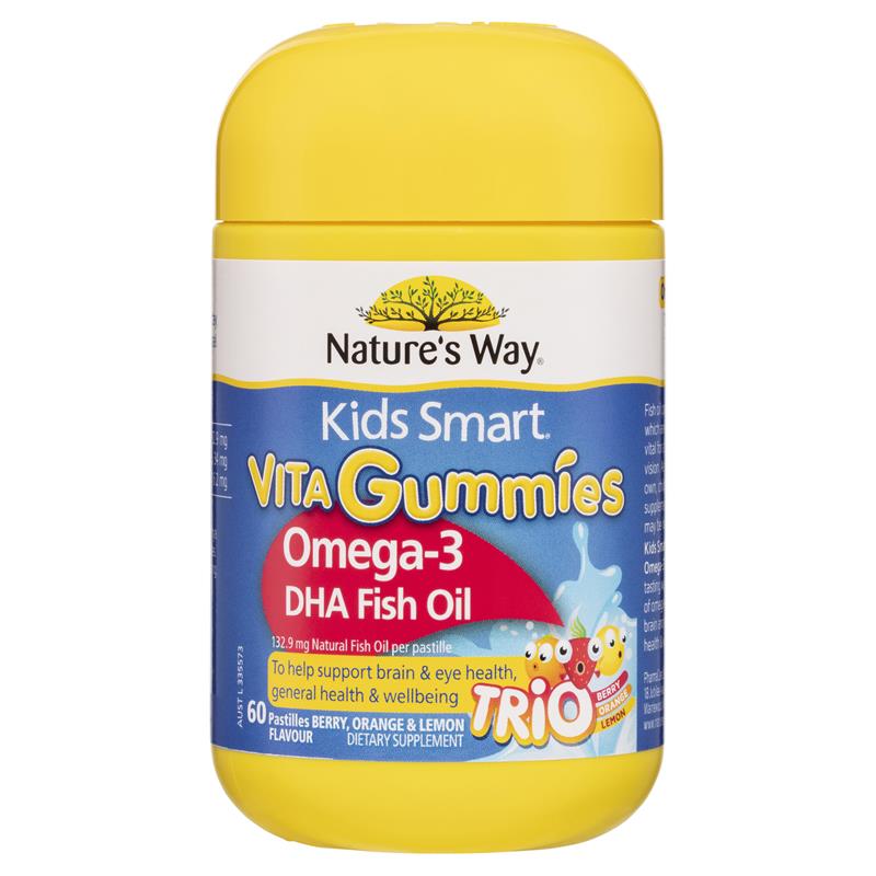 NATURE'S WAY KIDS SMART VITA GUMMIES OMEGA 60S