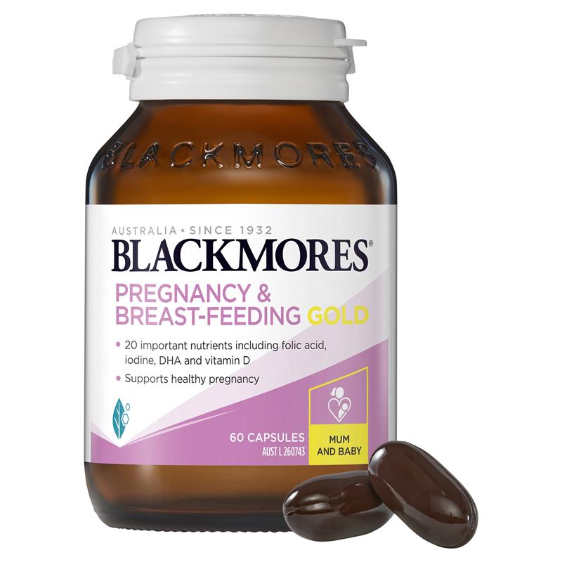Blackmores Pregnancy and Breastfeeding Gold 60 Capsules