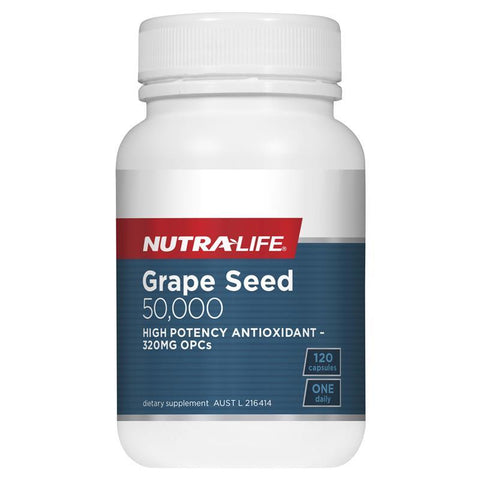Nutra-Life Grape Seed 50000 120 Capsules