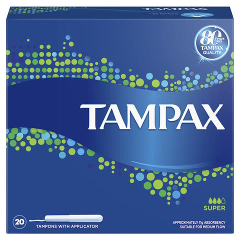 Tampax Applicator Super  20 Tampons