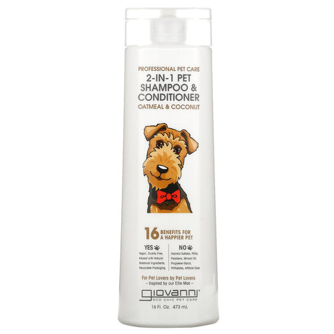 Giovanni 2-in-1 Pet Shampoo & Conditioner Professional Pet Care 473ml