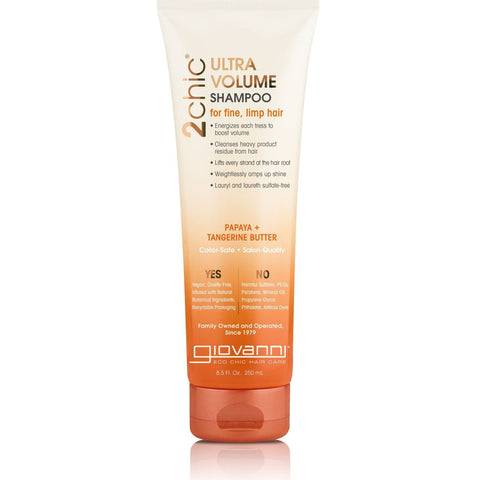 GIOVANNI Shampoo - 2chic Ultra-Volume (Fine, Limp Hair) 250ml