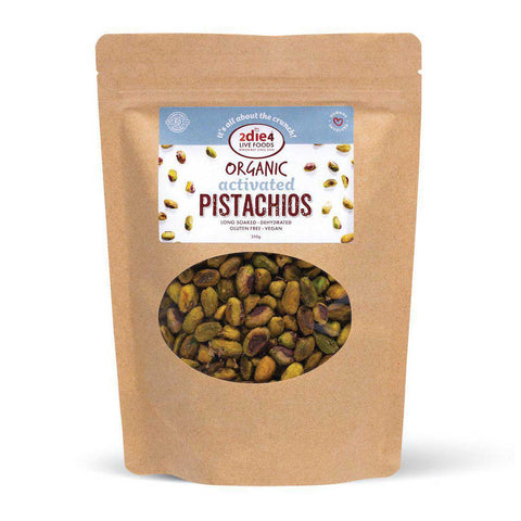 2DIE4 LIVE FOODS Organic Activated Pistachios 100g