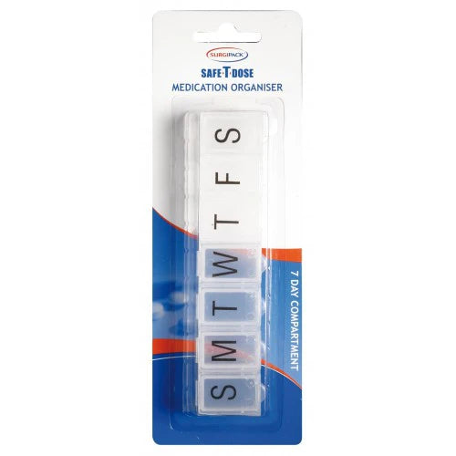 SURGIPACK SAFE-T-DOSE ONE WEEK MEDICATION ORGAINSER (6069)